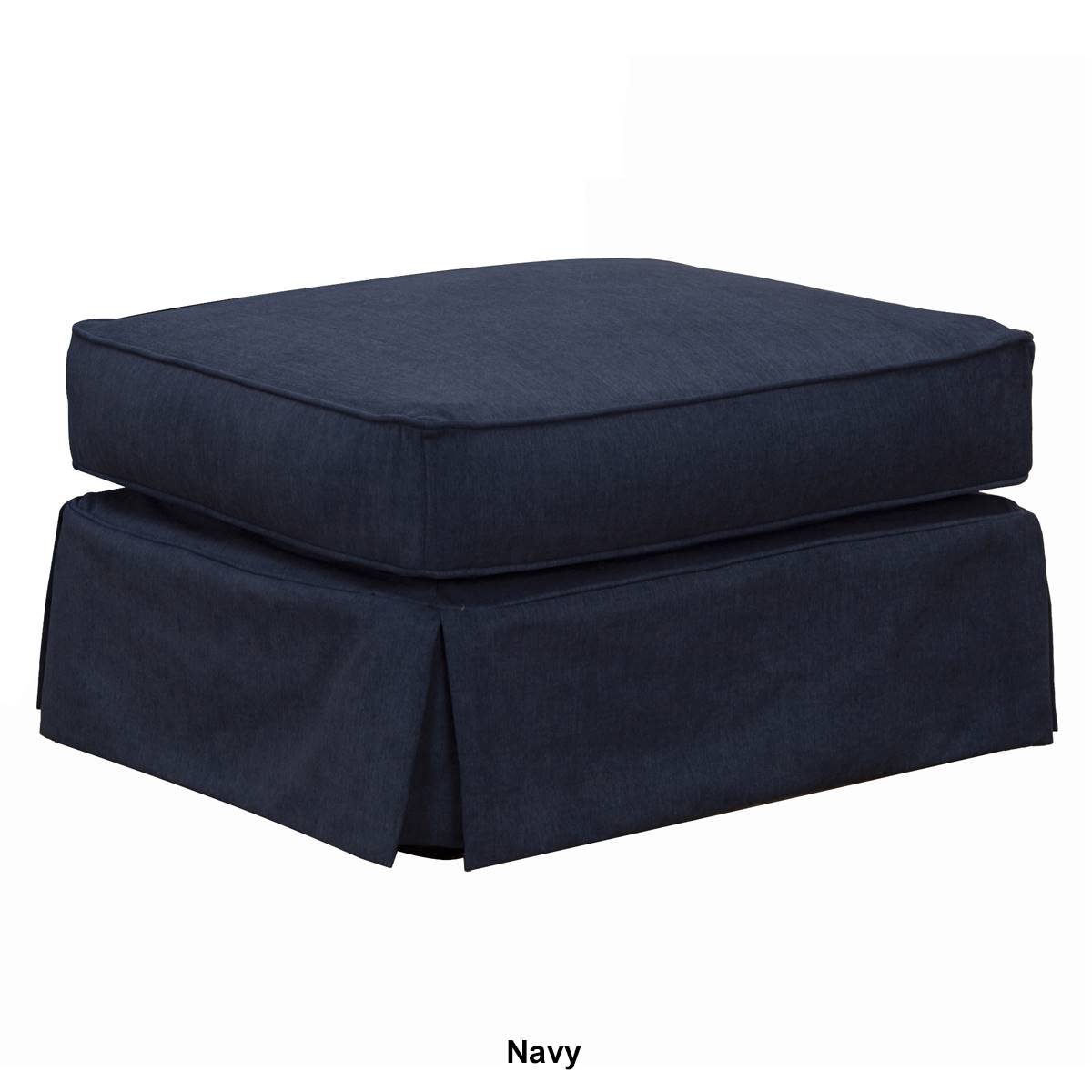 Besthom Americana Upholstered Pillow Top Ottoman