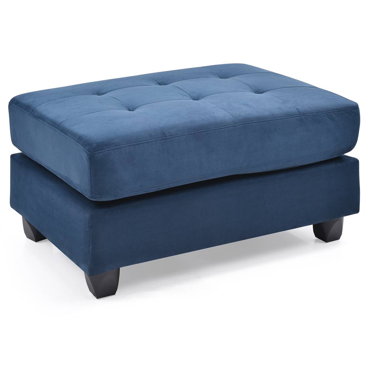 Passion Furniture Malone Tufted Ottoman