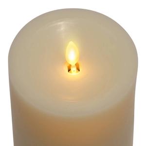 Ivory Wick To Flame Pillar Candle alternate view