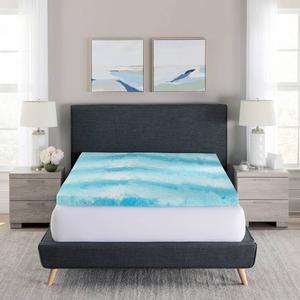 Bodipedic(tm) 3in. Cooling Gel Swirl Memory Foam Mattress Topper alternate view
