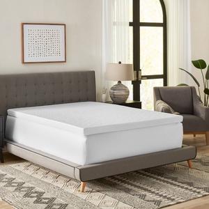 Bodipedic(tm) 3in. Gel-Infused Memory Foam Mattress Topper w/ Cover