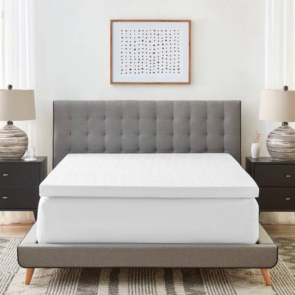 Bodipedic(tm) 3in. Gel-Infused Memory Foam Mattress Topper w/ Cover alternate view