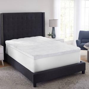 Bodipedic(tm) 4in. Hybrid Foam & Fiber Mattress Topper