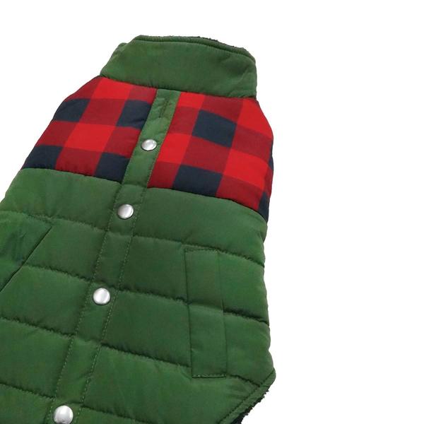 Best Furry Friends Red Buffalo Check Pet Coat alternate view