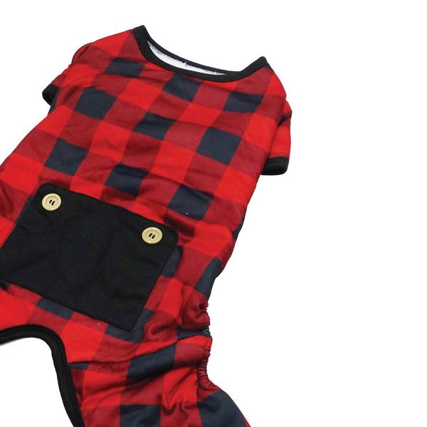 Best Furry Friends Buffalo Check Pet Pajamas alternate view