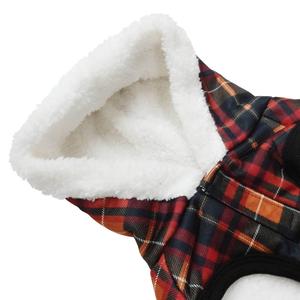 Best Furry Friends Cider Plaid Pet Hoodie alternate view
