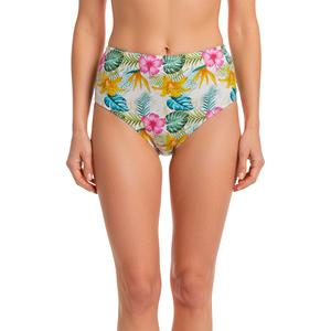 Womens Catherine Malandrino Havana Floral High Waist Swim Bottoms