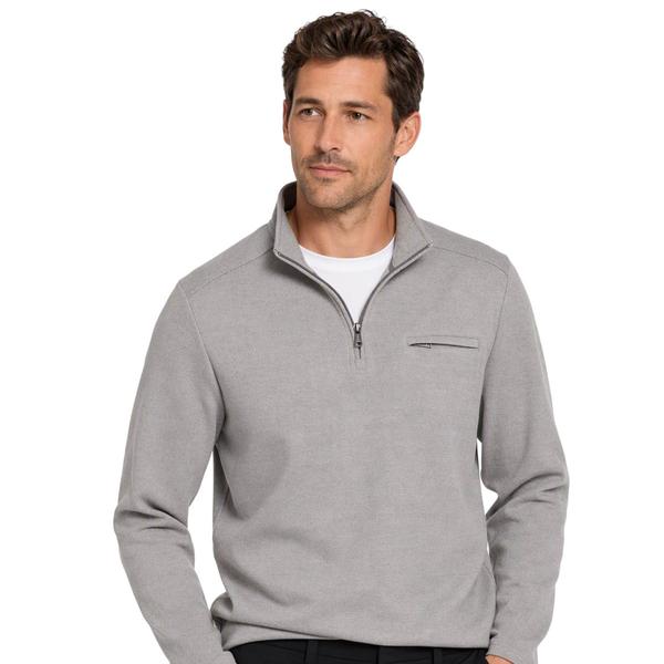 Mens DKNY Macon Houndstooth 1/4 Zip Shirt Jacket