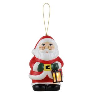 Mr. Christmas Mini Ceramic Santa Ornament