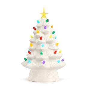 Mr. Christmas 12in. LED Nostalgic White Ceramic Tree