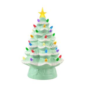 Mr. Christmas 12in. LED Nostalgic Seafoam Tree