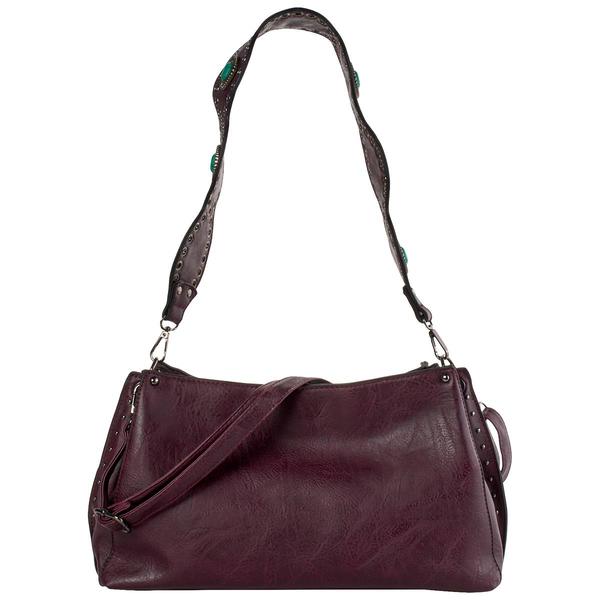 Sam & Hadley Triple Compartment Riveted Strap Crossbody alternate view