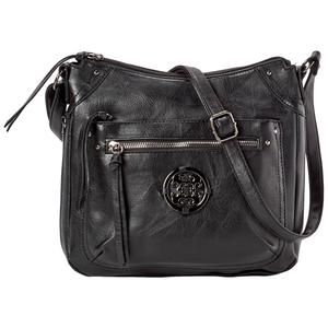 Sam & Hadley Expandable Crossbody w/ Medallion