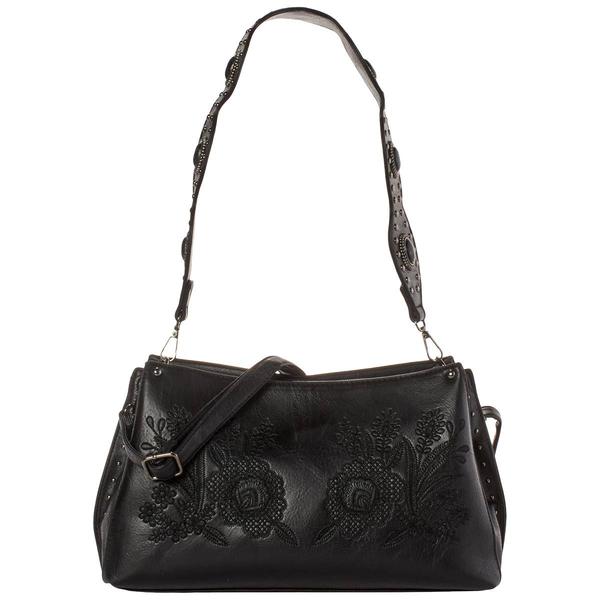 Sam & Hadley Embroidery Stud Shoulder Bag alternate view