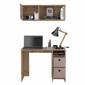FM FURNITURE Light Oak Tokyo Office Set alternate view