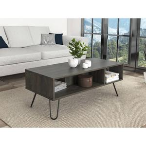 FM FURNITURE Minnesota Charcoal Coffee Table alternate view