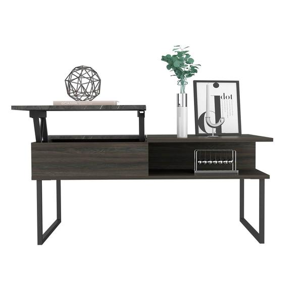 FM FURNITURE Dayton Carbon Espresso Lift Top Coffee Table alternate view