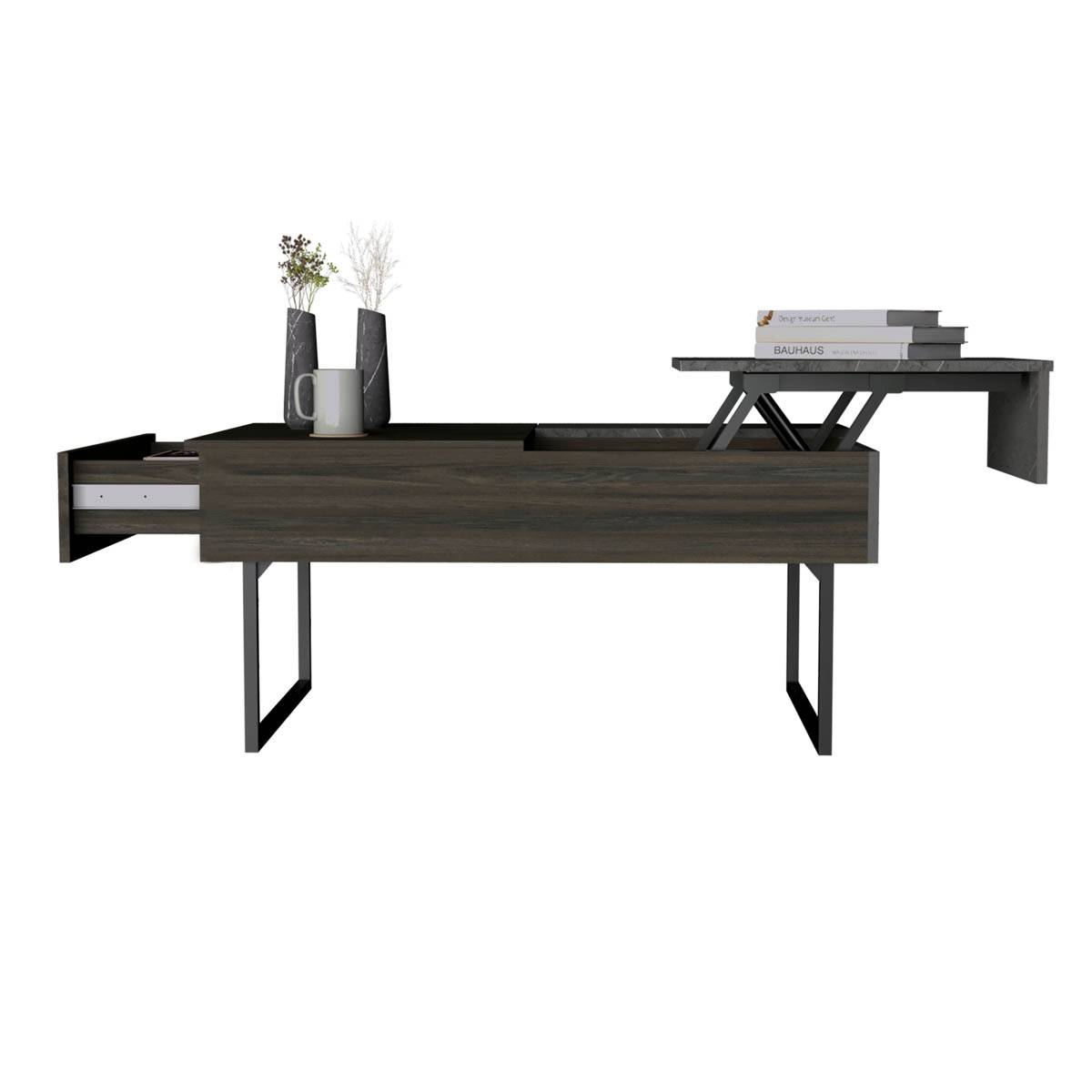 FM FURNITURE Georgetown Lift Onyx Top Coffee Table