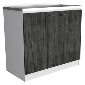 FM FURNITURE Oklahoma Two-Tone Utility Sink & Cabinet