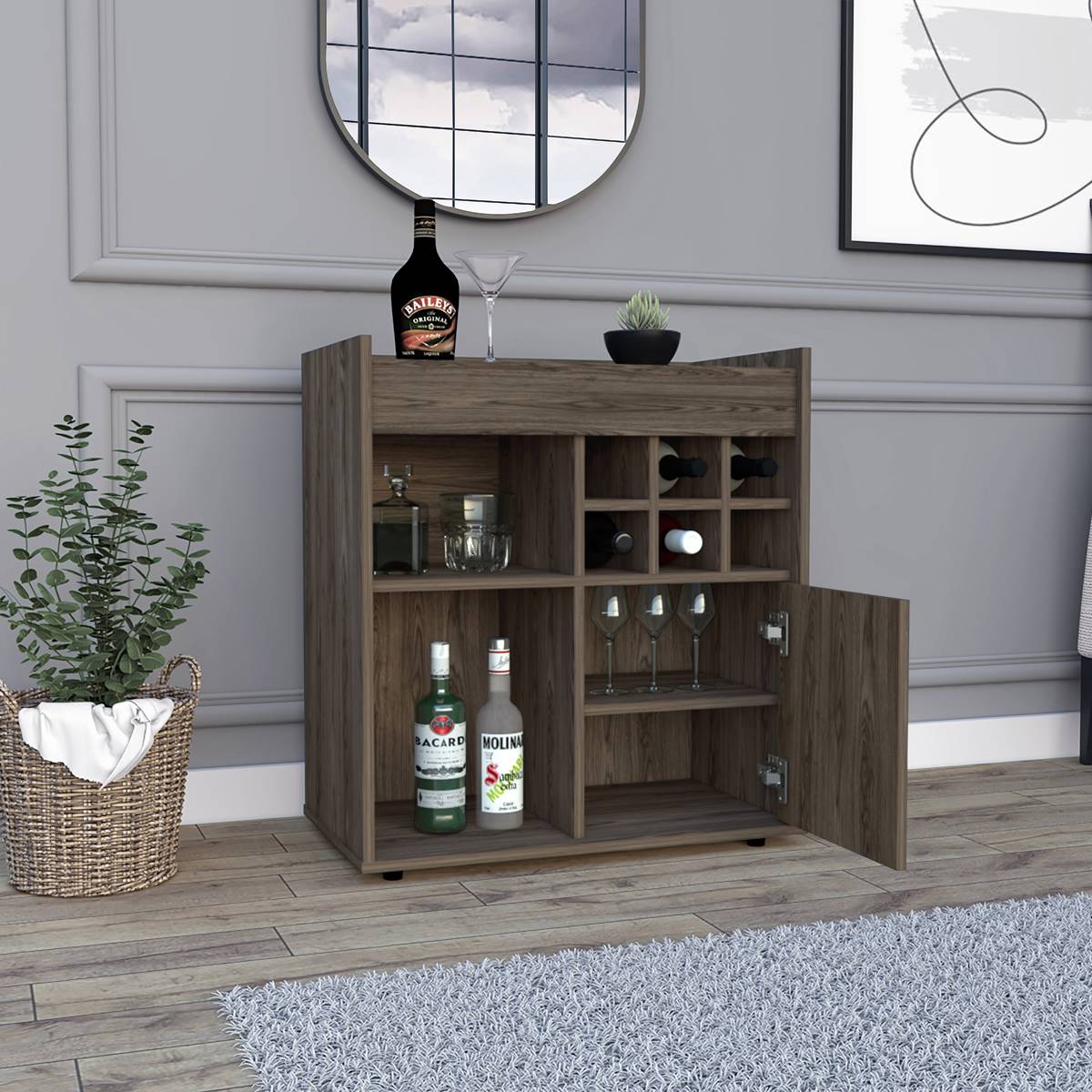 FM FURNITURE Leeds Bar Cart