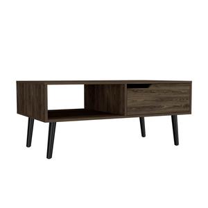 FM FURNITURE Hamburg Dark Walnut Coffee Table