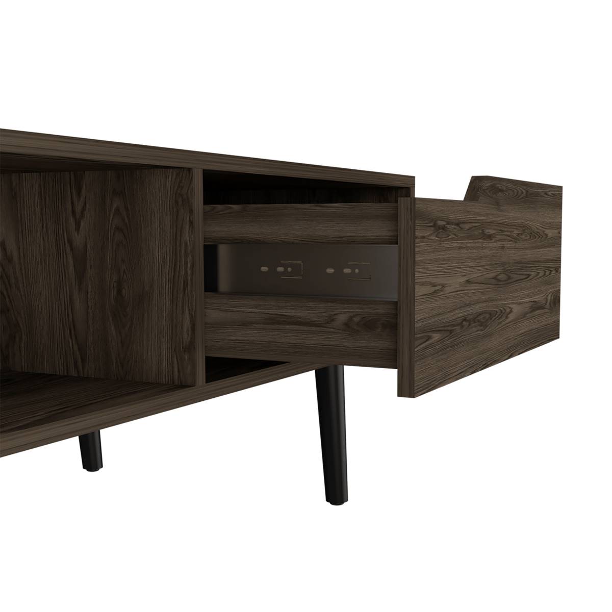 FM FURNITURE Hamburg Dark Walnut Coffee Table