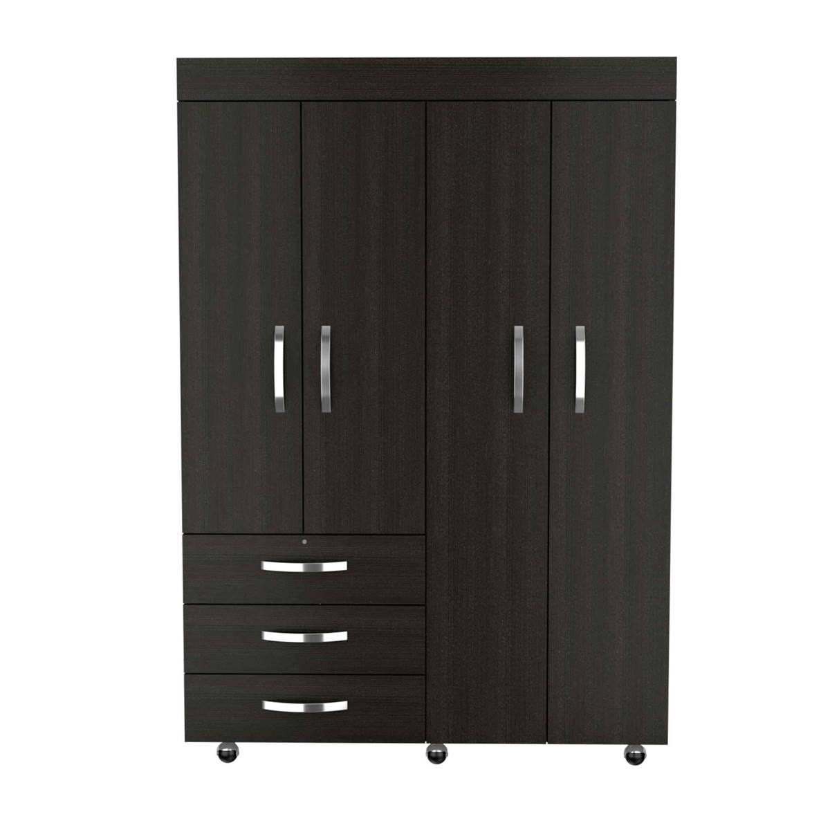 FM FURNITURE Janeiro Black Armoire