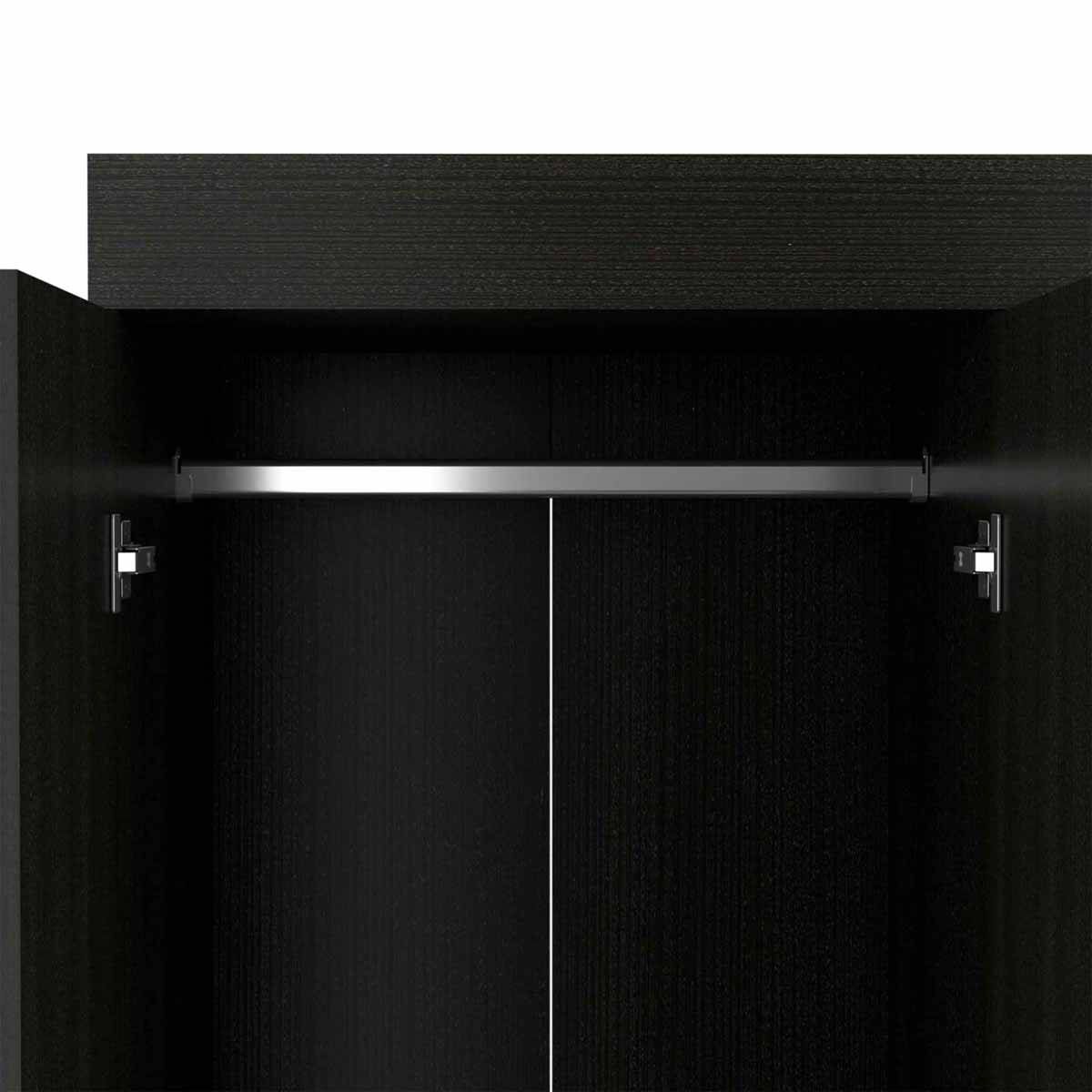 FM FURNITURE Janeiro Black Armoire