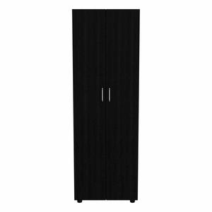 FM FURNITURE Glasglow Black Armoire