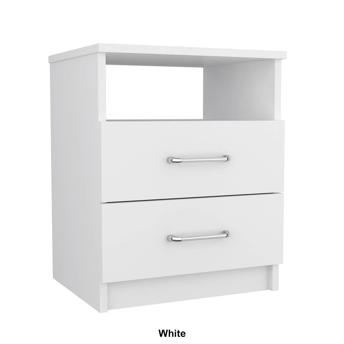 FM FURNITURE Oklahoma 2-Drawer Nightstand