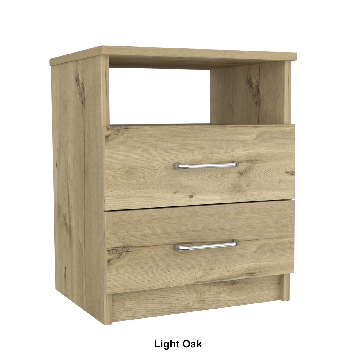 FM FURNITURE Oklahoma 2-Drawer Nightstand