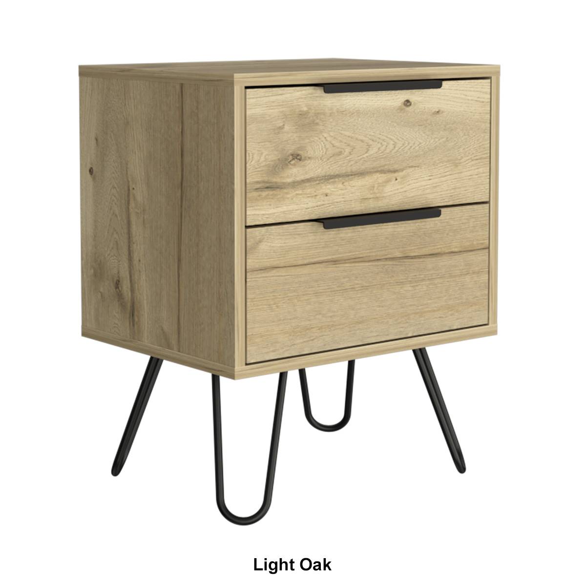 FM FURNITURE Nuvo 2-Drawer Nightstand