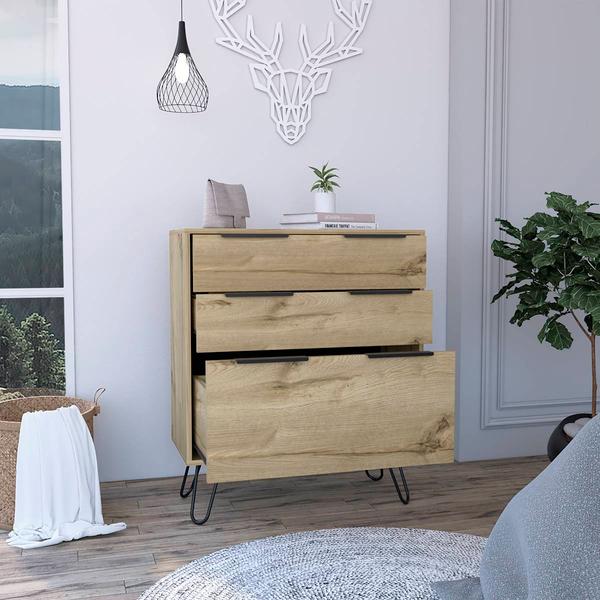 FM FURNITURE Praga Light Oak Dresser alternate view
