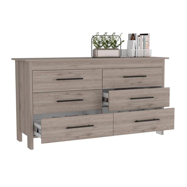 FM FURNITURE Luxor 6 Drawer Double Dresser alternate view