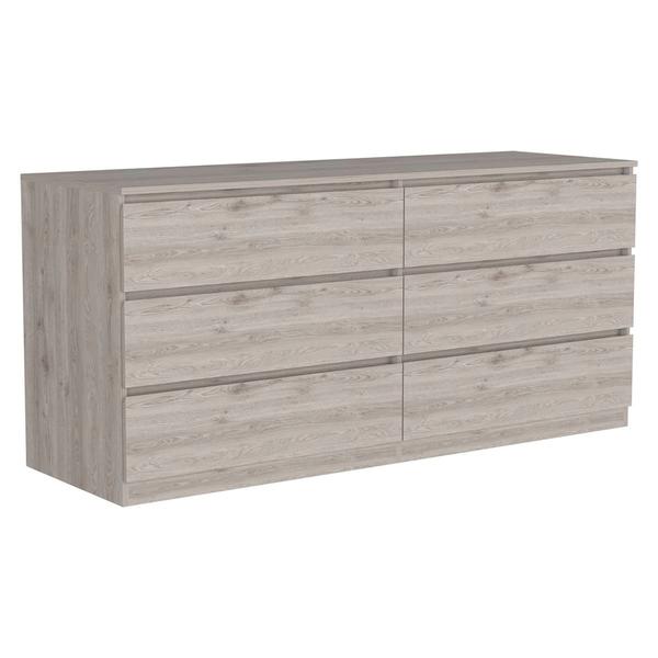 FM FURNITURE Seul 6-Drawer Double Dresser