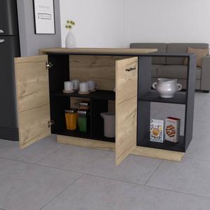 FM FURNITURE Aspen Kitchen Island alternate view
