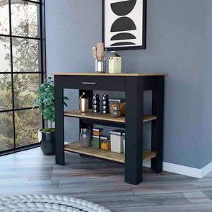 FM FURNITURE Brooklyn 40in. Kitchen Island alternate view