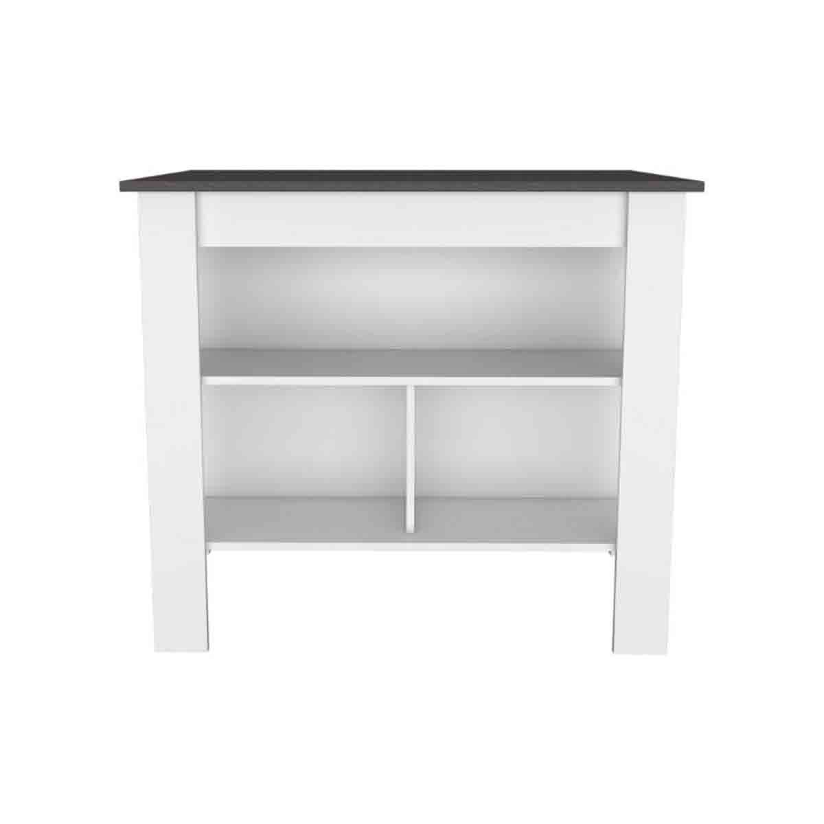 FM FURNITURE Brooklyn Onyx Top Kitchen Island