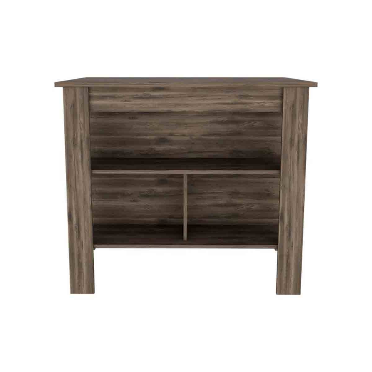 FM FURNITURE Brooklyn Wooden Kitchen Island