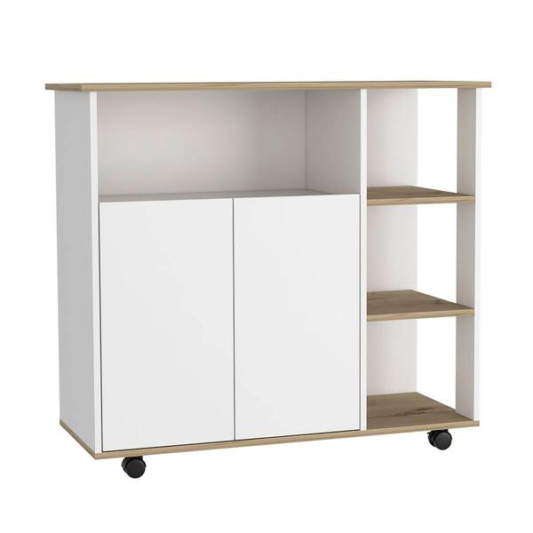 FM FURNITURE Serbia White Kitchen Island