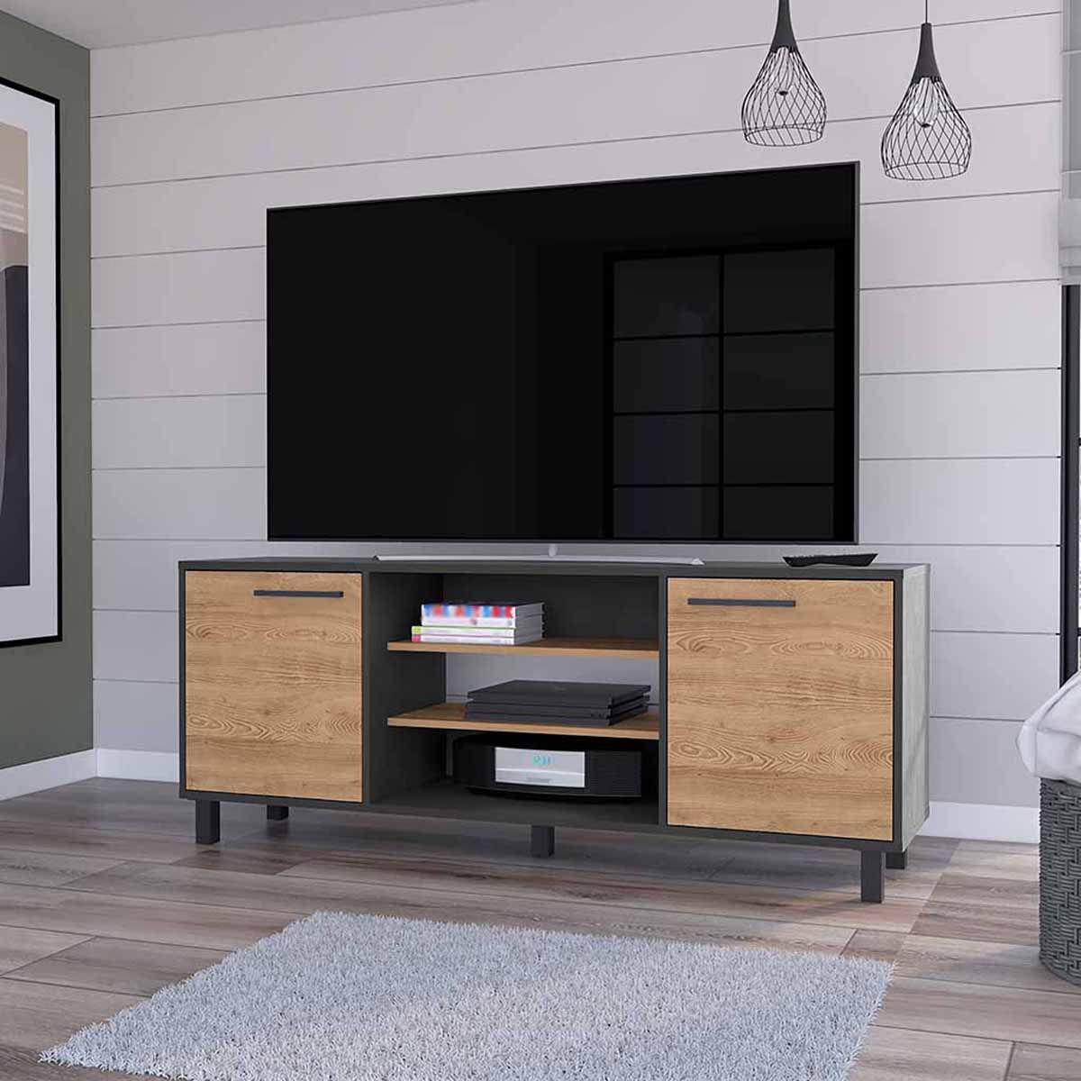 FM FURNITURE Washington Two-Tone TV Stand