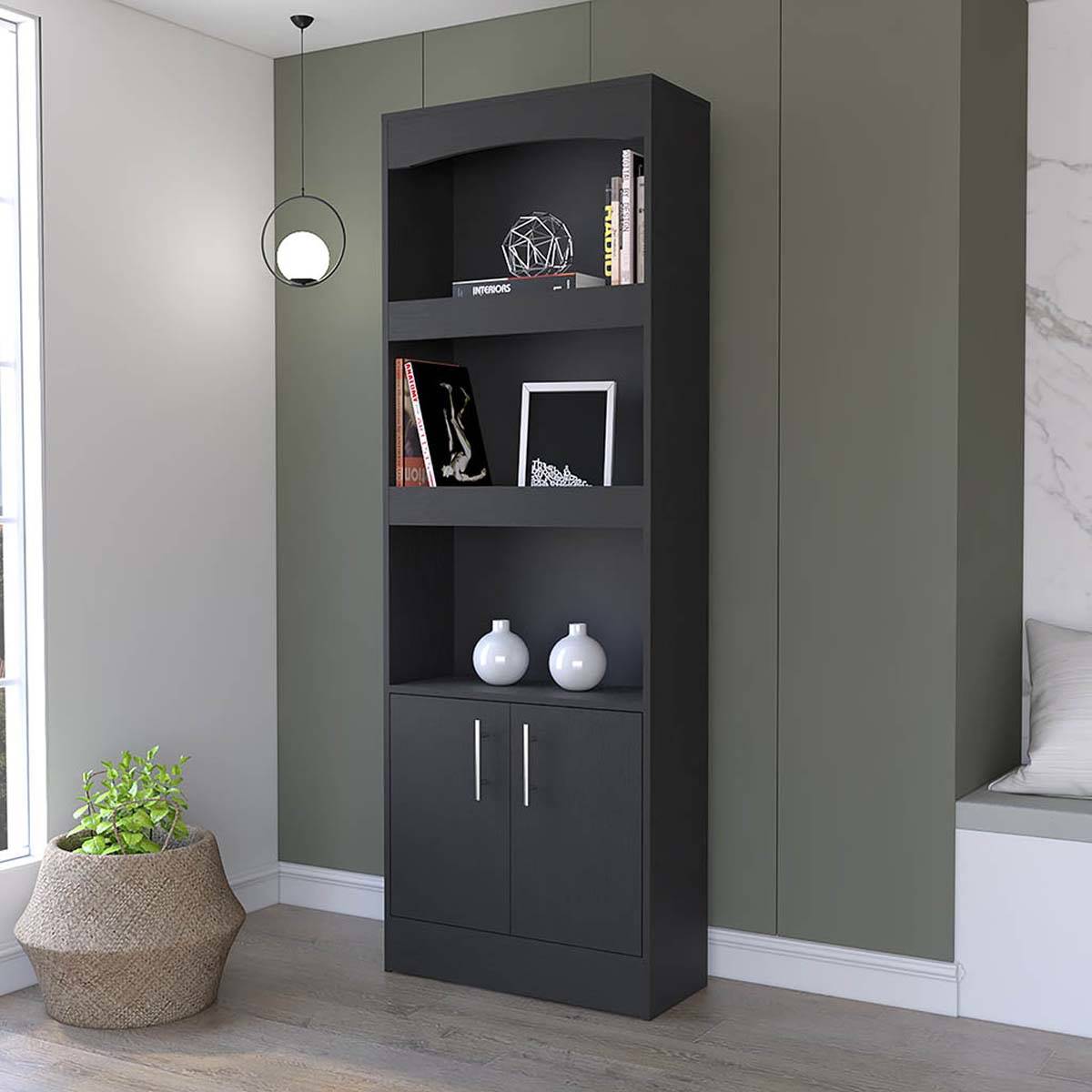 FM FURNITURE Durango 3 Shelf Bookcase