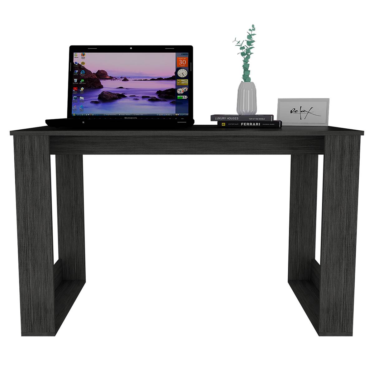 FM FURNITURE Aurora Smokey Oak Computer Desk