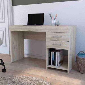 FM FURNITURE Austin Computer Desk with 2 Drawers alternate view