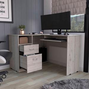 FM FURNITURE Raleigh L-shaped Office Desk alternate view