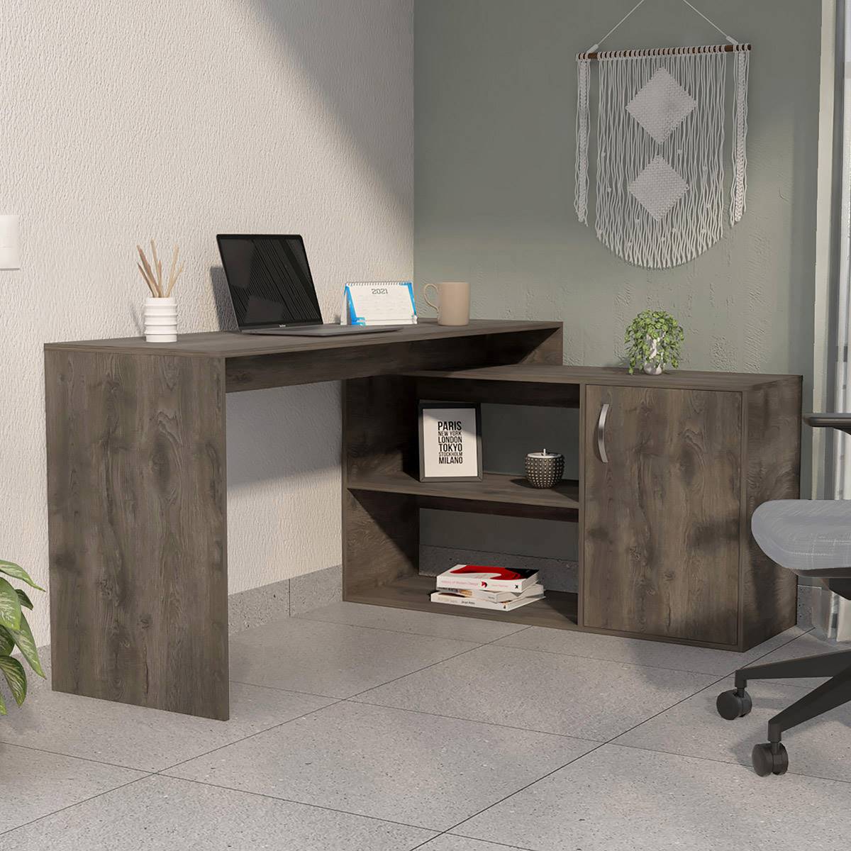 FM FURNITURE Antlia L-Shaped Desk