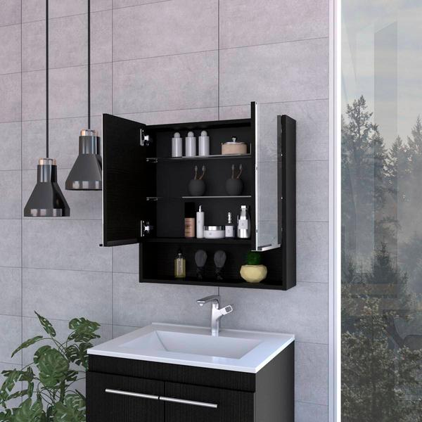 FM FURNITURE Ozark 24in. Medicine Cabinet w/ Mirror alternate view