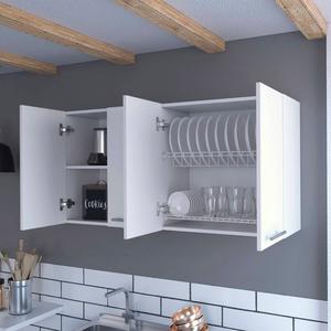 FM FURNITURE Sitka Wall Cabinet w/ Dish Rack alternate view