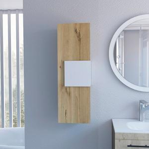 FM FURNITURE Nottingham Light Oak Medicine Cabinet alternate view