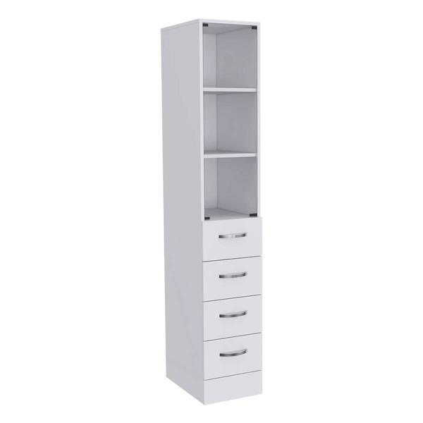 FM FURNITURE Preston Linen Bathroom Cabinet